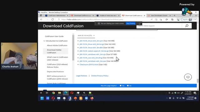 Updating the Java underlying ColdFusion, with Charlie Arehart--ColdFusion Meetup #294 смотреть онлайн