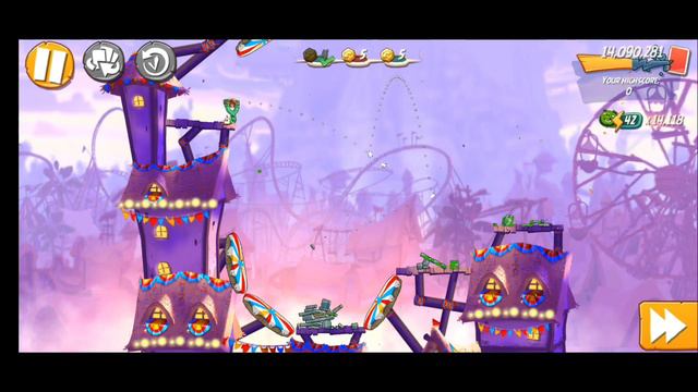 Angry Birds 2 - Mighty Eagle Bootcamp Today (With Silver + Leonard) 10 Rooms 🗿 смотреть онлайн