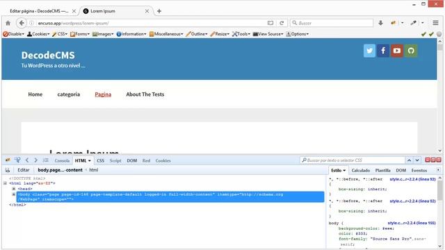 Estilos CSS por defecto de WordPress смотреть онлайн