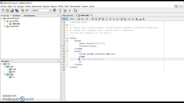 Crear un proyecto PHP con Netbeans смотреть онлайн