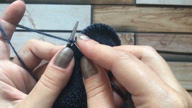 Простая двойная шапочка бини спицами смотреть онлайн