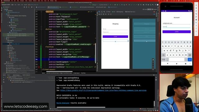 [Episode 2] HTTP POST using Retrofit 2 + MVVM and Kotlin смотреть онлайн