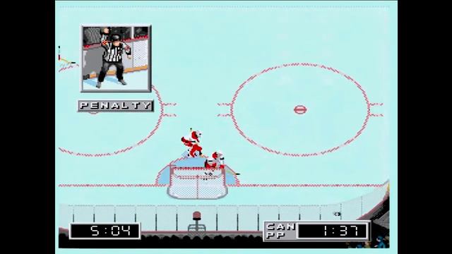 NHL97 (Sega Genesis) Pittsburgh vs Canada Part1 смотреть онлайн