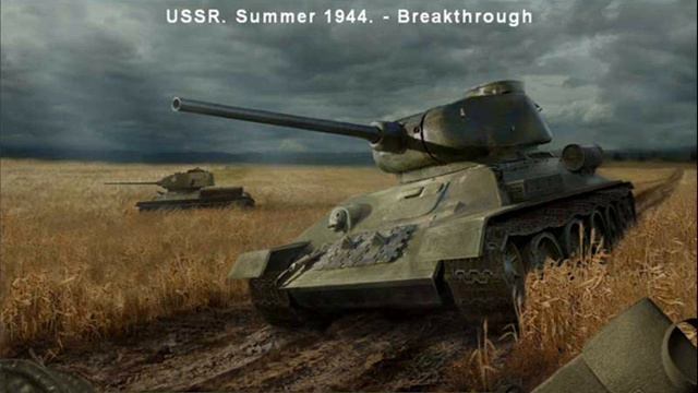 World War 2 Battle Tanks T34vsTiger Music Russian Tema смотреть онлайн