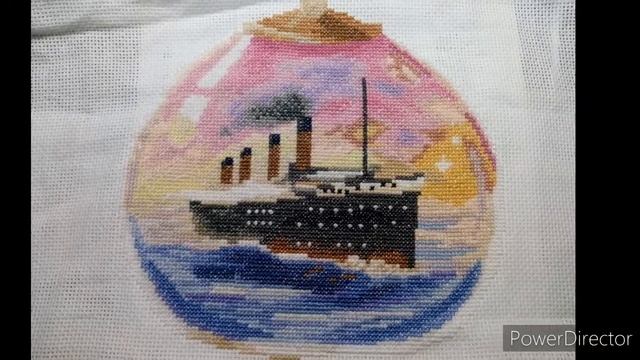 Вышивка крестом "Титаник" смотреть онлайн