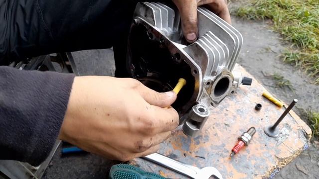 Ремонт головки Вайпер zs125-150 притирка клапанов: чем она работает, и как ее притирать смотреть онлайн