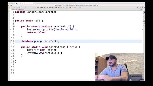 Quiz #7 - Print Hello World Without Calling in Main Method and Static Block смотреть онлайн