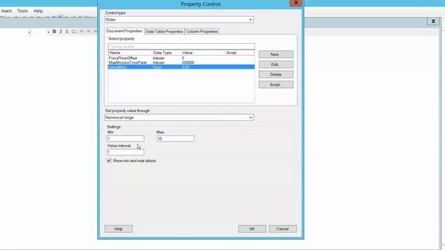 Spotfire, How to insert property control on a text area: Slider смотреть онлайн
