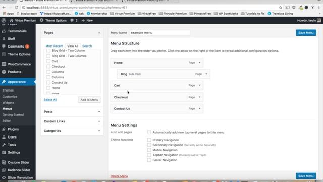 Configuring Menus смотреть онлайн