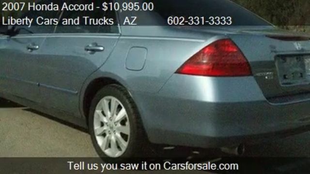 2007 Honda Accord SE V-6 Sedan AT - for sale in Phoenix, AZ смотреть онлайн