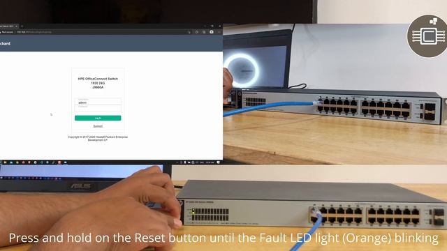 HPE OfficeConnect 1820-24G Switch J9980A Reset - Factory Restore смотреть онлайн