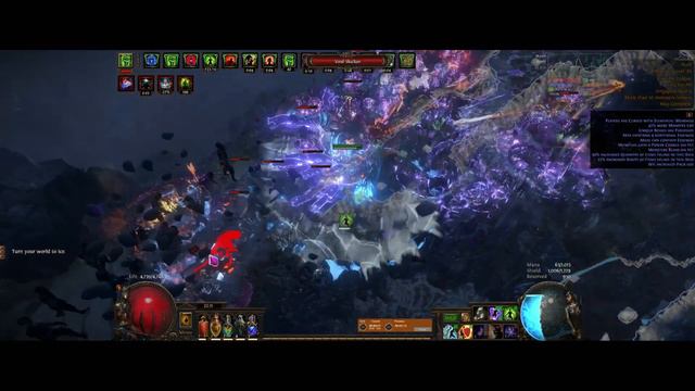 POE 3.21 - Forbidden Rite Pathfinder - Atoll harvest map rush - reaching level 100 смотреть онлайн
