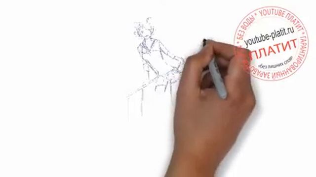 Нарисованные девушки в полный рост Рисуем поэтапно карандашом девушку для начинающих смотреть онлайн