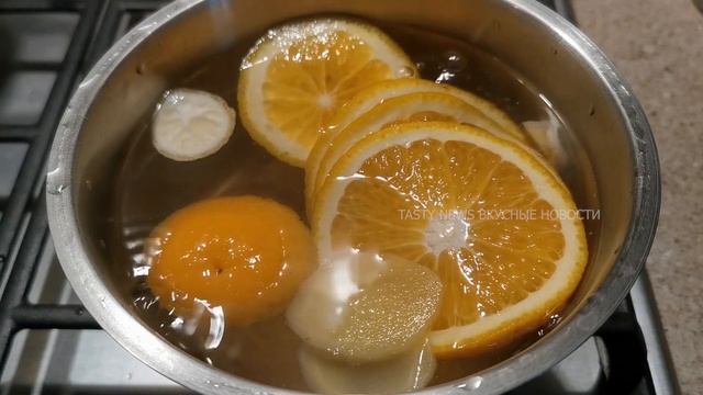 Вкусный, полезный чай для укрепления иммунитета с имбирём и мёдом смотреть онлайн