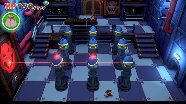 Bowser's Castle Pillars Puzzle | Supply Closet | Paper Mario The Origami King Walkthrough смотреть онлайн