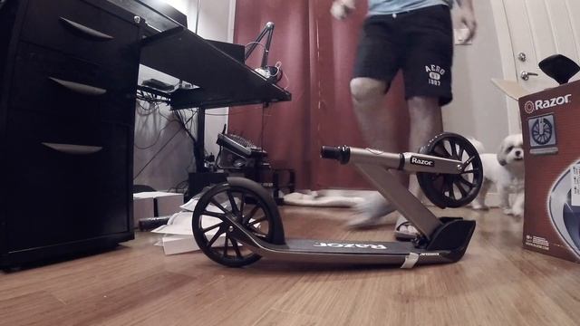 Razor A5 Prime Kick Scooter Unboxing and Scoot Scoot! смотреть онлайн