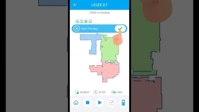 LEGEE-D7｜LEGEE App User Guide 4_Create A New Map