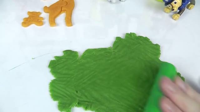 Щенячий Патруль - учим цвета и лепим фигурки из пластилина Плей До (Play Doh). Paw Patrol смотреть онлайн
