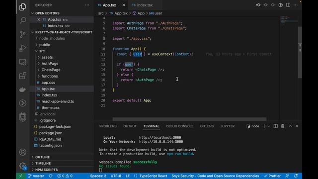 ReactJS Chat App ? ? ? Modern Midnight Theme [2022] смотреть онлайн