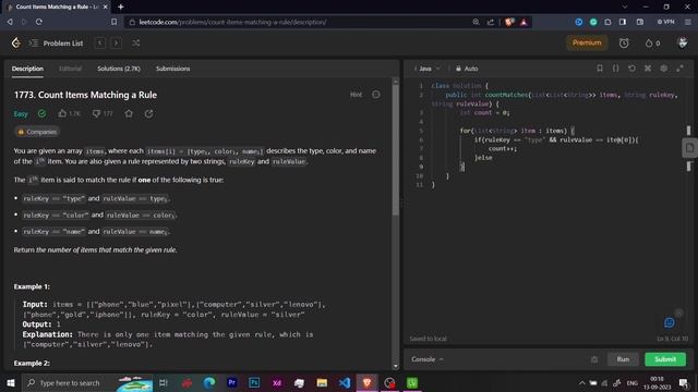 Arrays | Check Items Matching a Rule - LeetCode 1773 | CPP | Java | JavaScript смотреть онлайн