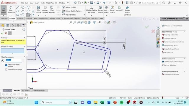 Tutorial Modul 2 - Sketch | Dasar Perancangan Teknik Industri 2023 смотреть онлайн