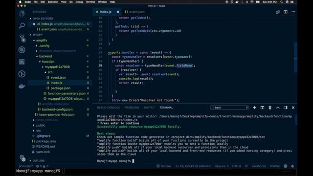 Introduction to Lambda Resolvers with AWS Amplify смотреть онлайн
