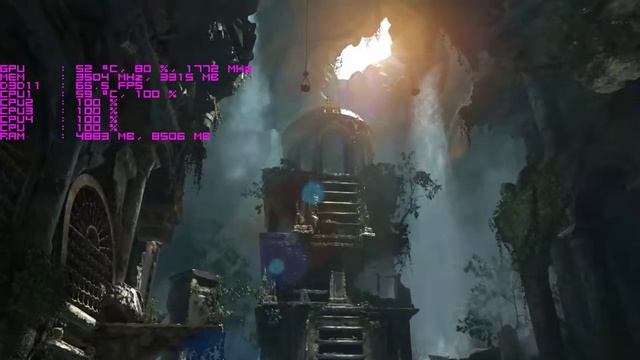 Rise of the Tomb Raider на FX 4100 + GeForce GTX 1050 Ti смотреть онлайн