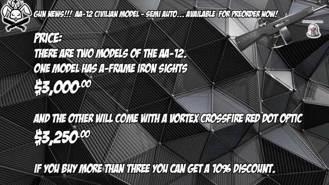 The AA-12 Civilian Model!!! INFORMATION, PRICE & More... смотреть онлайн