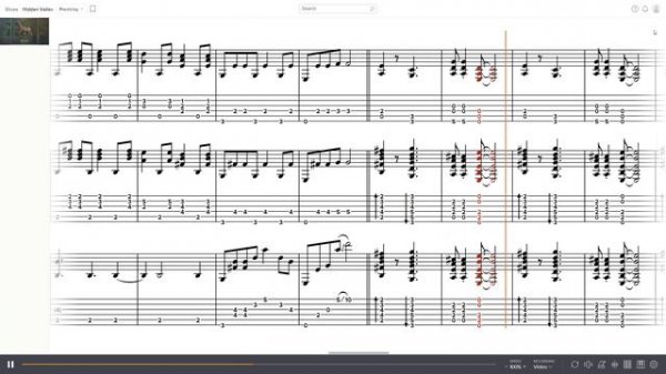 Black Hill & Silent Island - Hidden Valley Guitar Tabs