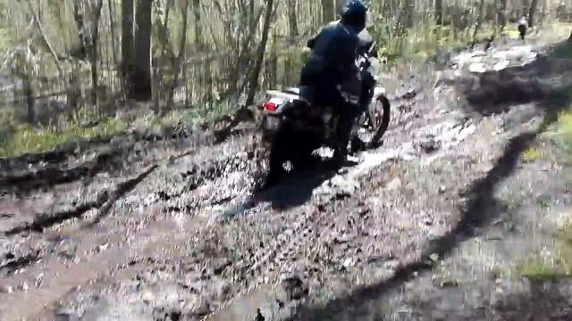 Heidenau K60 Scout Mud Test Africa Twin XRV750 RD07
