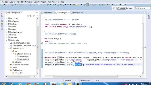 URL Rewriting in Servlets смотреть онлайн