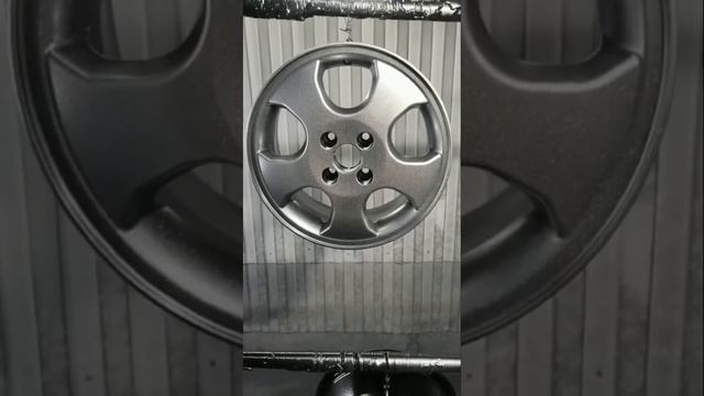 Покрытие полимером порошковая покраска ремонт дисков авто Mercedes R16 Тёмный графит +380503203266 смотреть онлайн