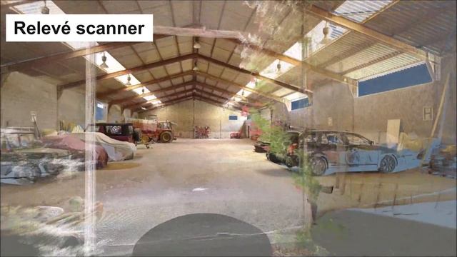 Relevé scanner laser 3D d'un hangar agricole смотреть онлайн