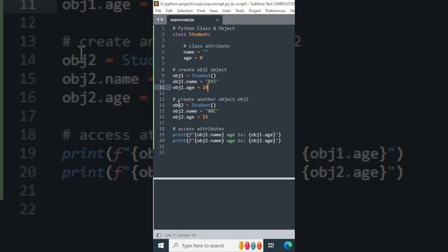 Mastering Python's OOP: Creating Classes and Objects with Ease | #shortvideo #viral смотреть онлайн