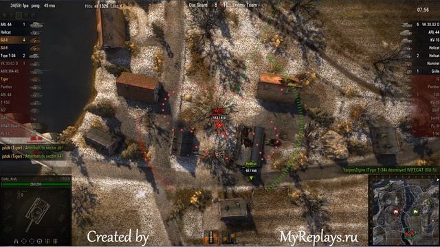 WOT: Erlenberg - SU-8 - 9 frags - смотреть онлайн