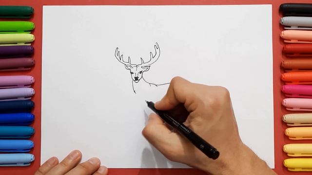 How to Draw Deer Easy смотреть онлайн