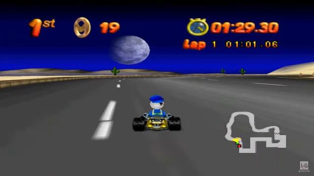 Mickey's Speedway USA - Donald Duck - Nintendo 64 Gameplay (720p60fps) смотреть онлайн