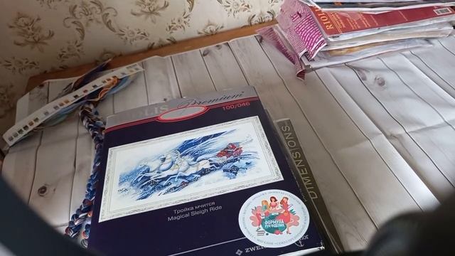 Знакомство, мои вышивальные процессы, мои готовые работы, моя коллекция наборов для вышивки. смотреть онлайн