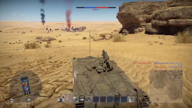 War Thunder_БМП1 и ИС6 в деле смотреть онлайн