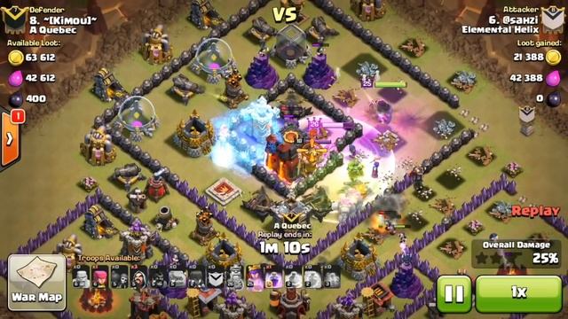 The Blast Shield REPLAYS | THE BEST TH10 WAR BASE!! | Popular Base | Clash Of Clans