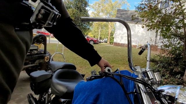 Honda Shadow 750 Aero: How to INSTALL new HANDLEBARS in under an HOUR! смотреть онлайн