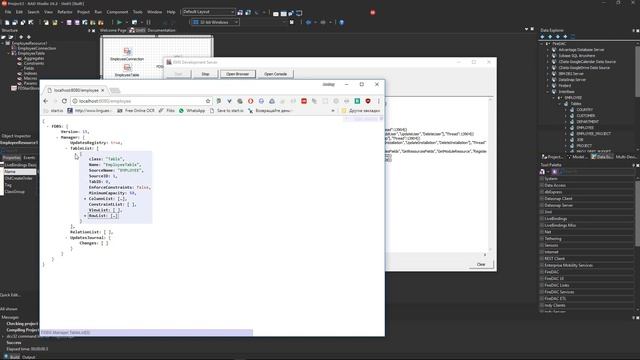 Данные из Dataset в формате JSON для поддержки JavaScript-клиентов