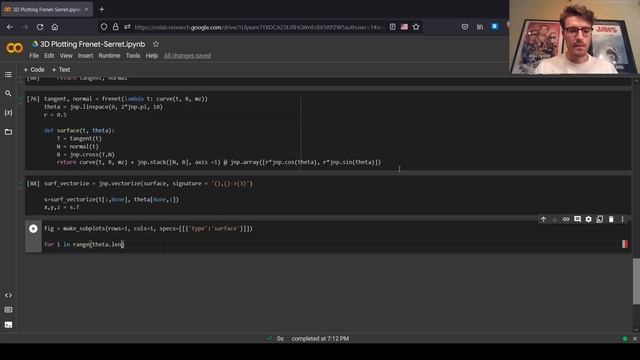 3D Plotting in Python Using Frenet-Serret and Jacobian Matrices [PART 4] смотреть онлайн