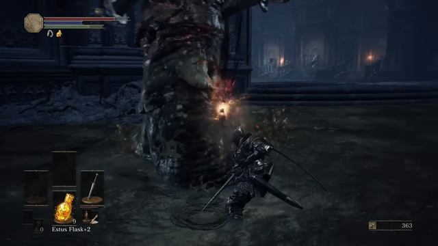 Dark Souls 3 - Cathedral of the Deep - 1st Giant Fight (Drang Armor) смотреть онлайн