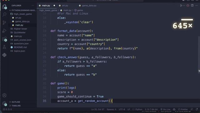 How To Make Higher or Lower Game in Python смотреть онлайн