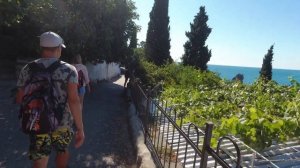 ГУРЗУФ из АЛУШТЫ. Как добраться, что посмотреть. МОРЕ ШТОРМИТ.