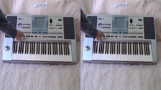 KORG PA 50 professional arranger synth performing Windy Beat music in 3D 4K UHD смотреть онлайн