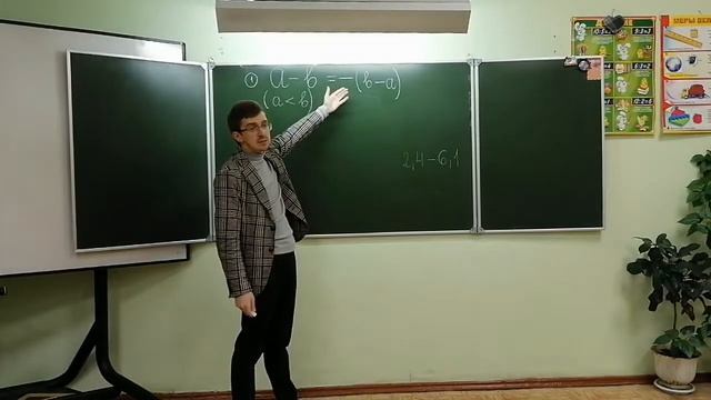 Положительные и отрицательные числа. Действия над числами с разными знаками смотреть онлайн