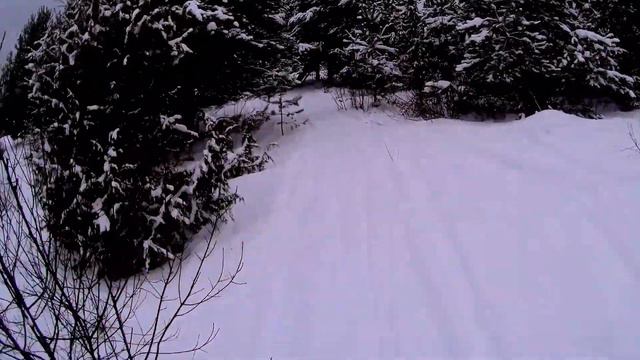 Поездка на лыжах + красивые виды на реку волгу смотреть онлайн