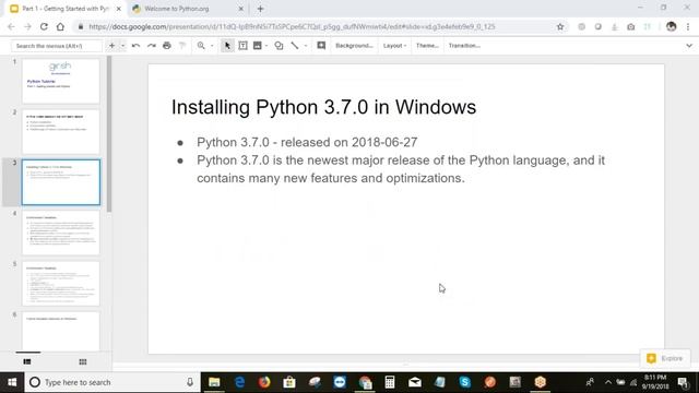 Python Tutorial - Part 1 - Getting Started With Python смотреть онлайн